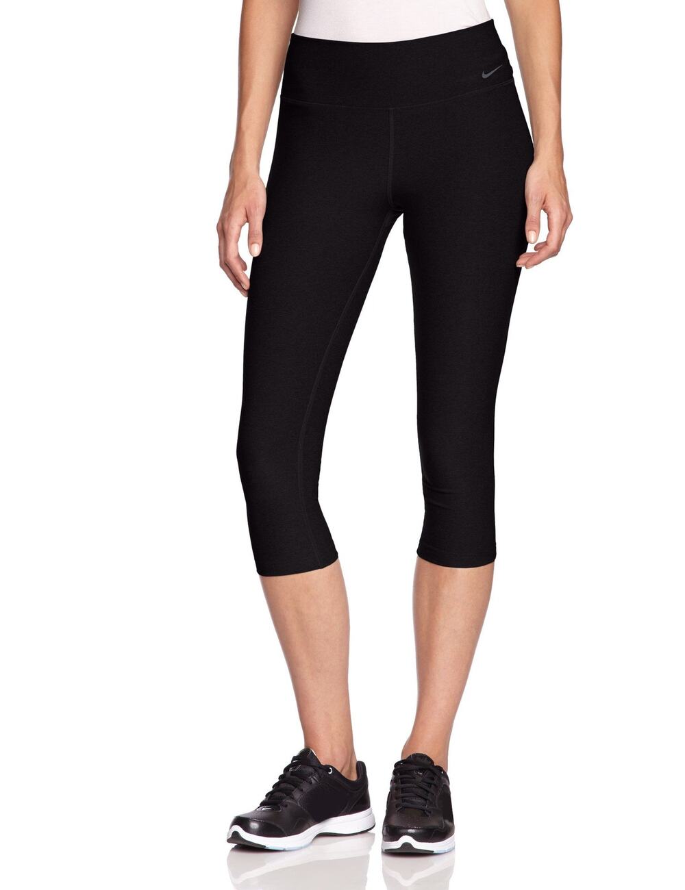 Nike Black Athletic Legends Capri Cropped Leggings Women's Size Small